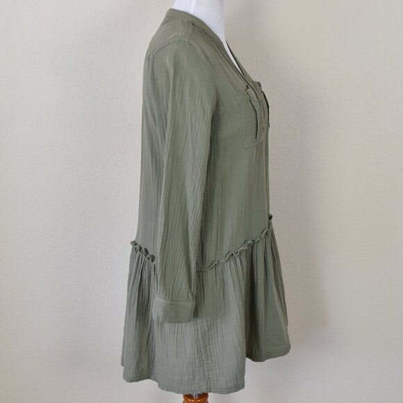 Maeve Katie Textured Gauze Utility Tunic Dress - 6 - Picture 7 of 9